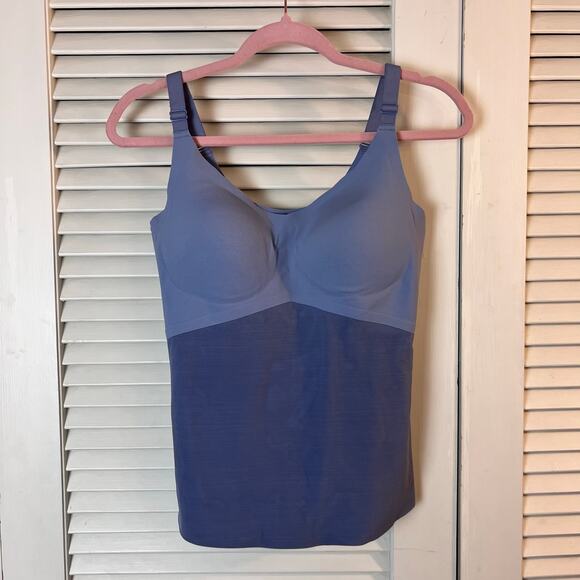 Honeylove Other - Honeylove LiftWear Cami Tank Top Storm Blue Size Large Built-In Bra Shaping Cami